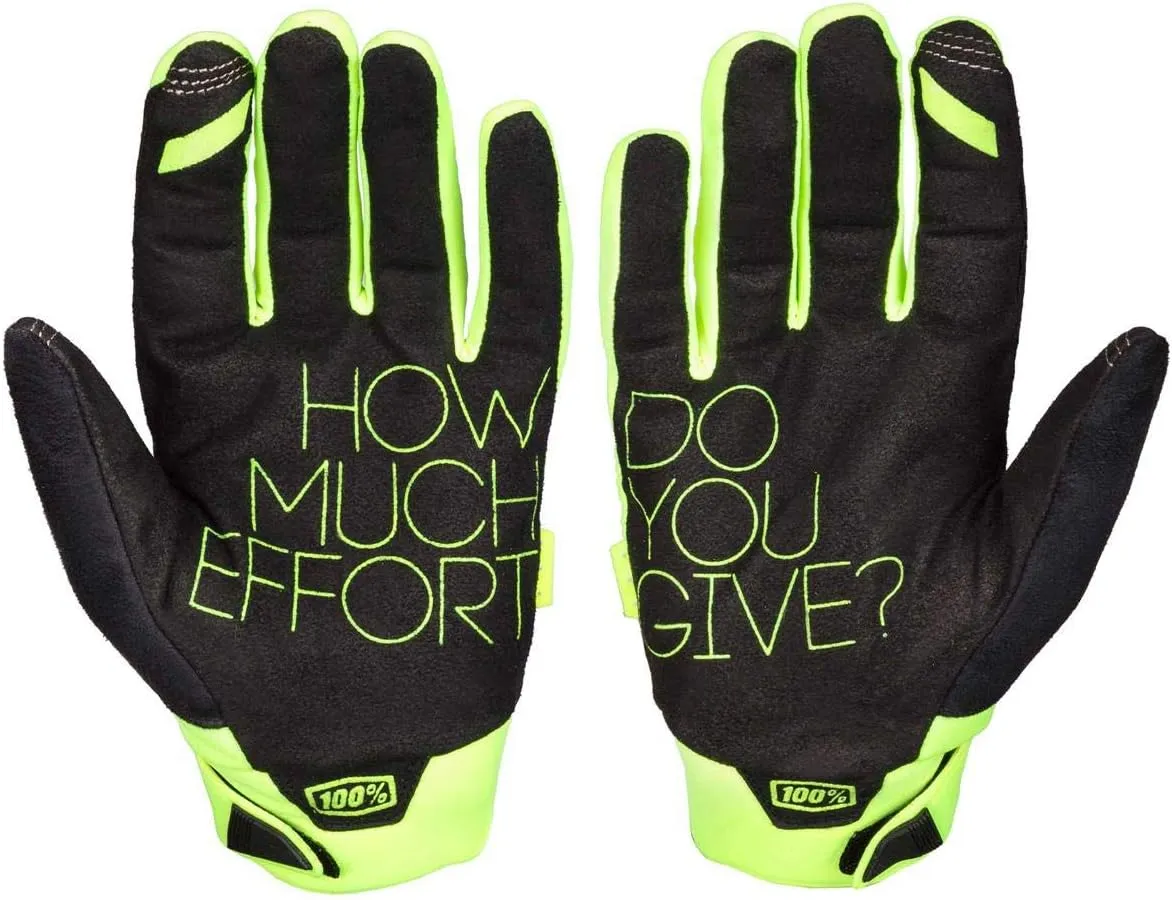 100% BRISKER Youth Cold Weather Motocross & Mountain Bike Gloves - Warm Winter MTB & MX Powersport Racing Protective Gear