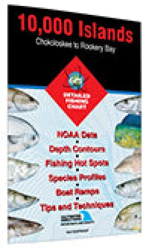 10000 Islands Chokoloskee to Rookery Bay Florida HotSpots Fishing Map
