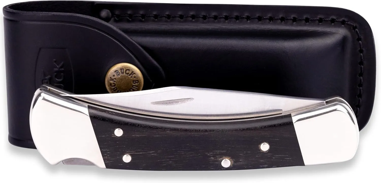 110 Folding Hunter - Nickel Silver Clip Point