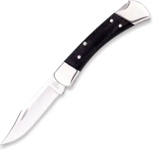 110 Folding Hunter - Nickel Silver Clip Point