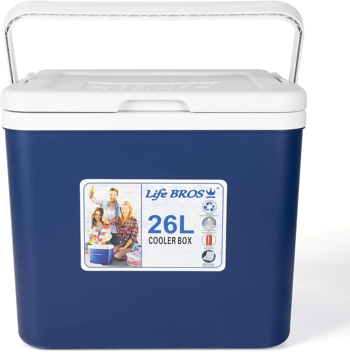 11Qt 19Qt Insulated Portable Cooler Leak-Proof Ice Chest Lunch Box Hard Coolers with Extra Ice Pack for BBQ, Camping, Pincnic