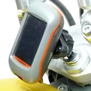 13.3-14.7mm Fork Stem Motorbike Mount & Dedicated Cradle for Garmin Astro Devices (sku 49924)