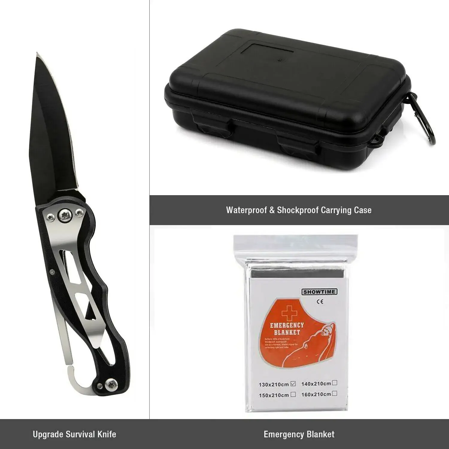 14 In 1 Emergency Survival Kit - Tactical Tools, First Aid, Multi-Function Gear for Outdoor Adventure