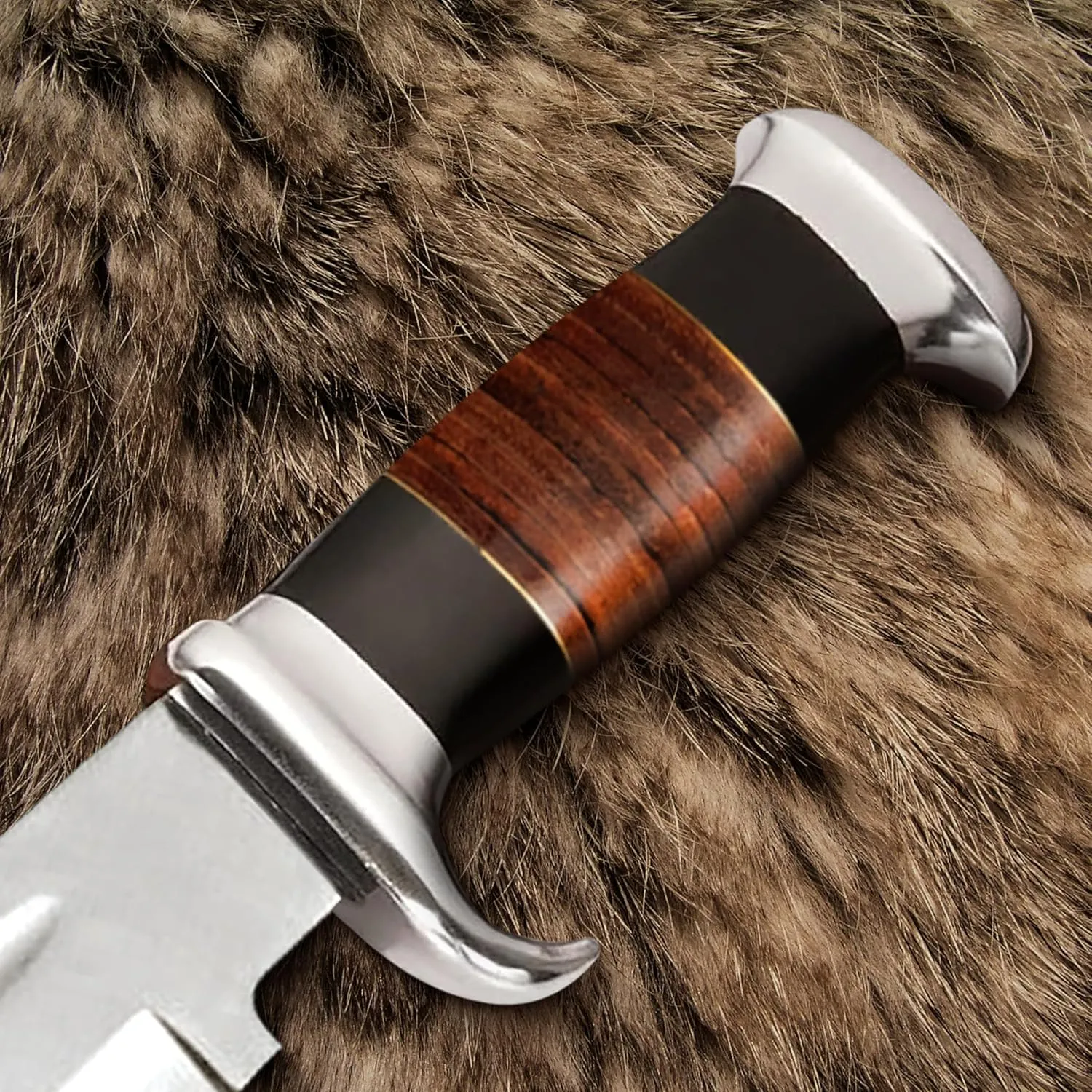 14" Crocodile Dundee Bowie Knife-Tactical Survival-Hunting Knife for Camping, Outdoor, Bushcraft - Gift for Men
