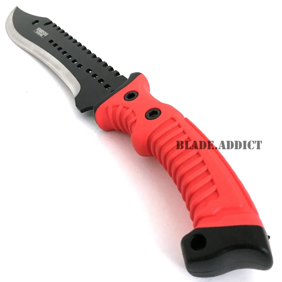 15.5" Camping Survival Fixed Blade Knife Red