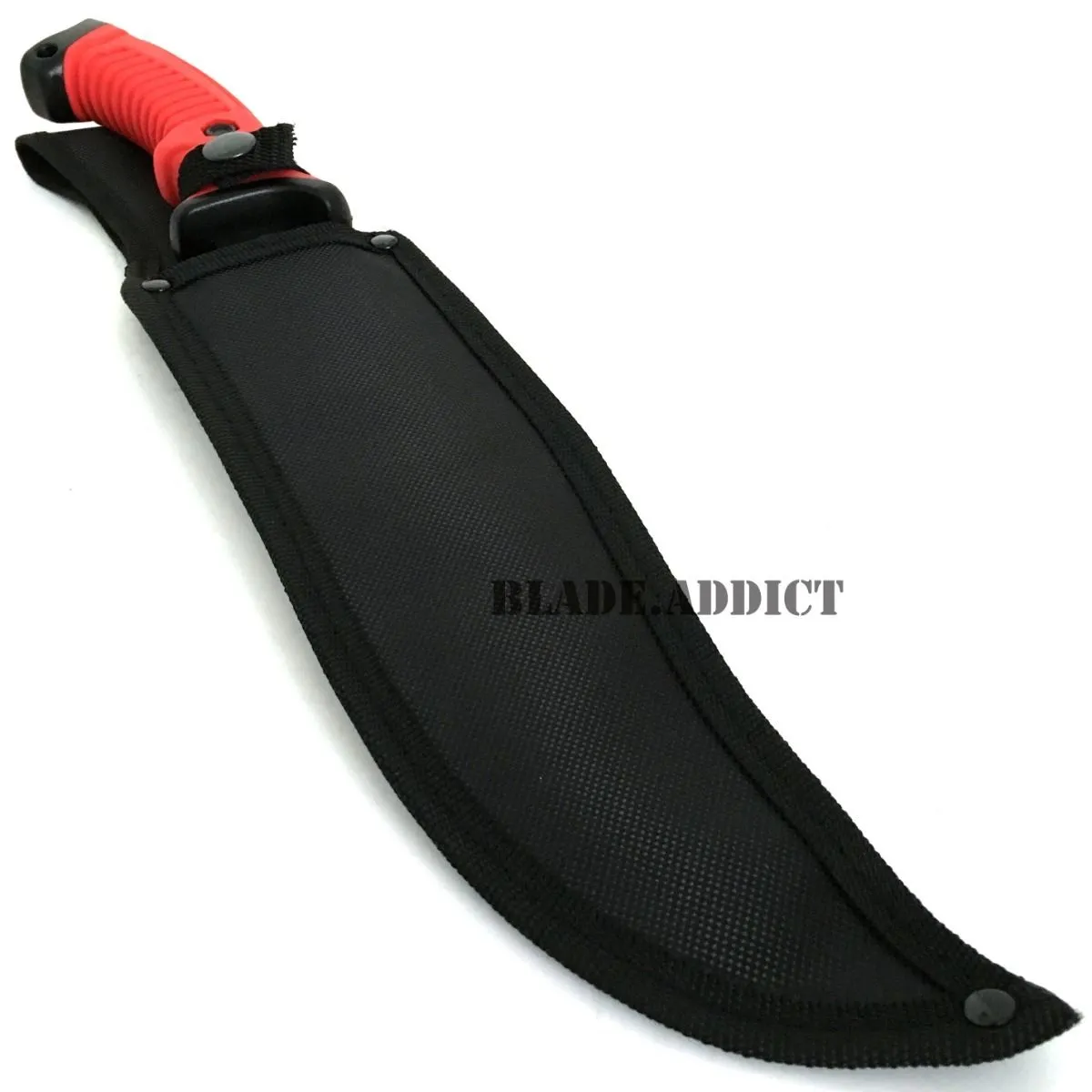 15.5" Camping Survival Fixed Blade Knife Red