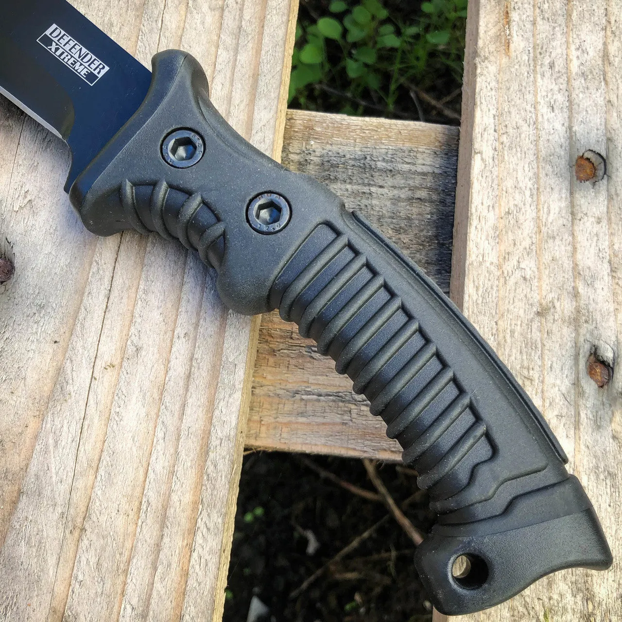 15.5" Hunting Survival Fixed Blade Machete Knife