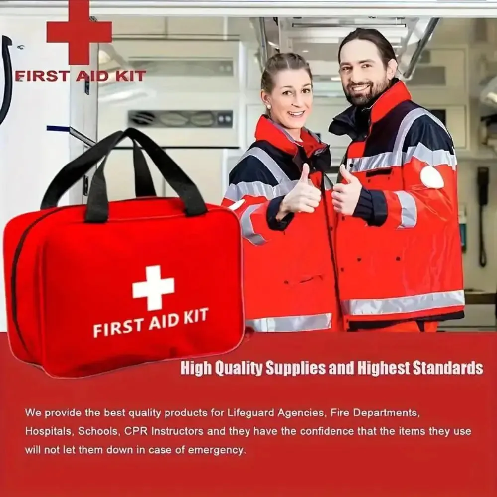 173-Piece First Aid Kit for Camping, Hiking, and Home Emergencies – Essential Survival Gear