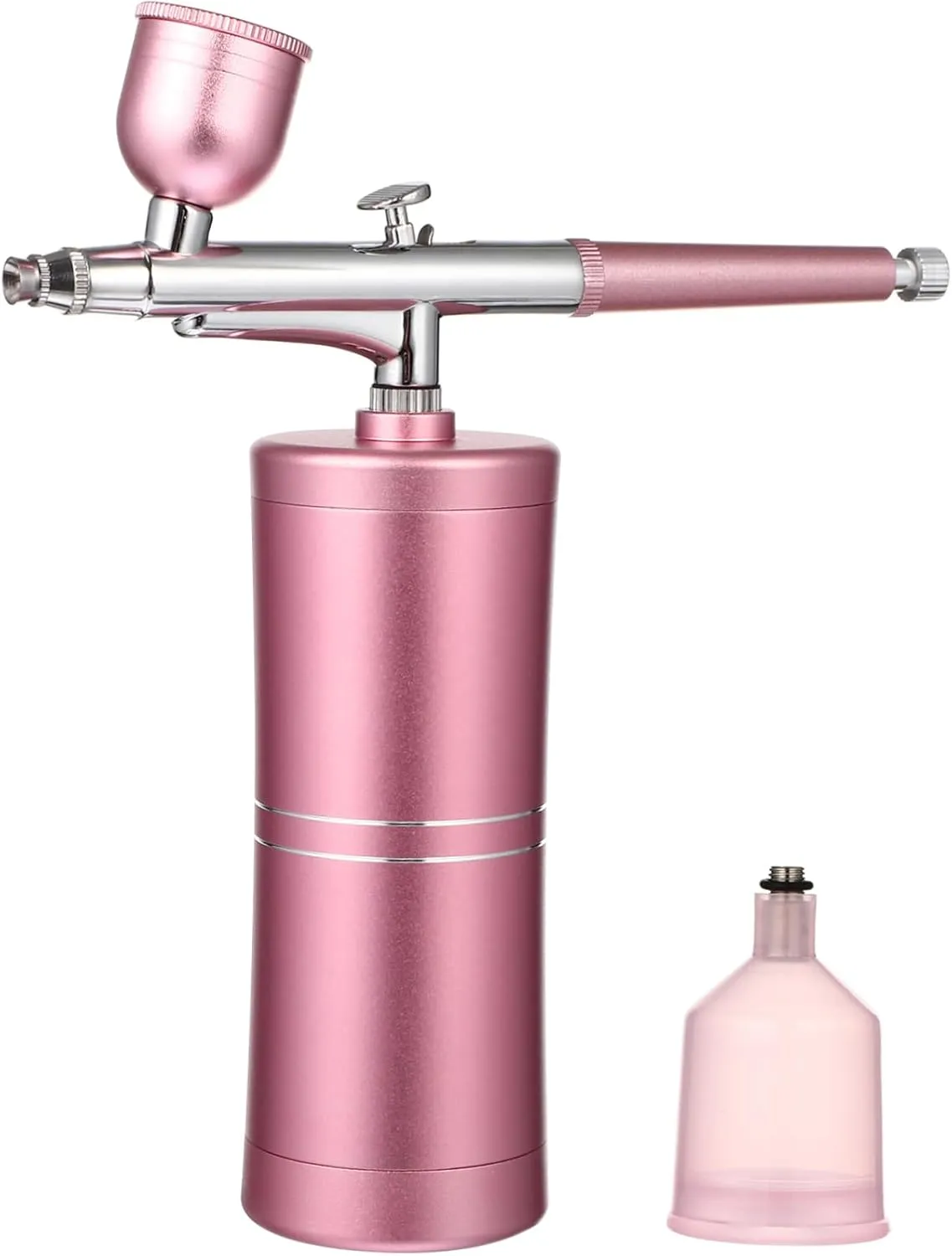 1set Portable Facial Mist Device Cordless Multi-Purpose Airbrush Oxygen Injector for Hydrating Skin for Home Travel and Office Use