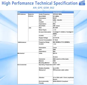 2 Combo LTE Version Including 700MHz Band 4G 3G and GPS Combination Antenna Dual Antenna Combo Antenna