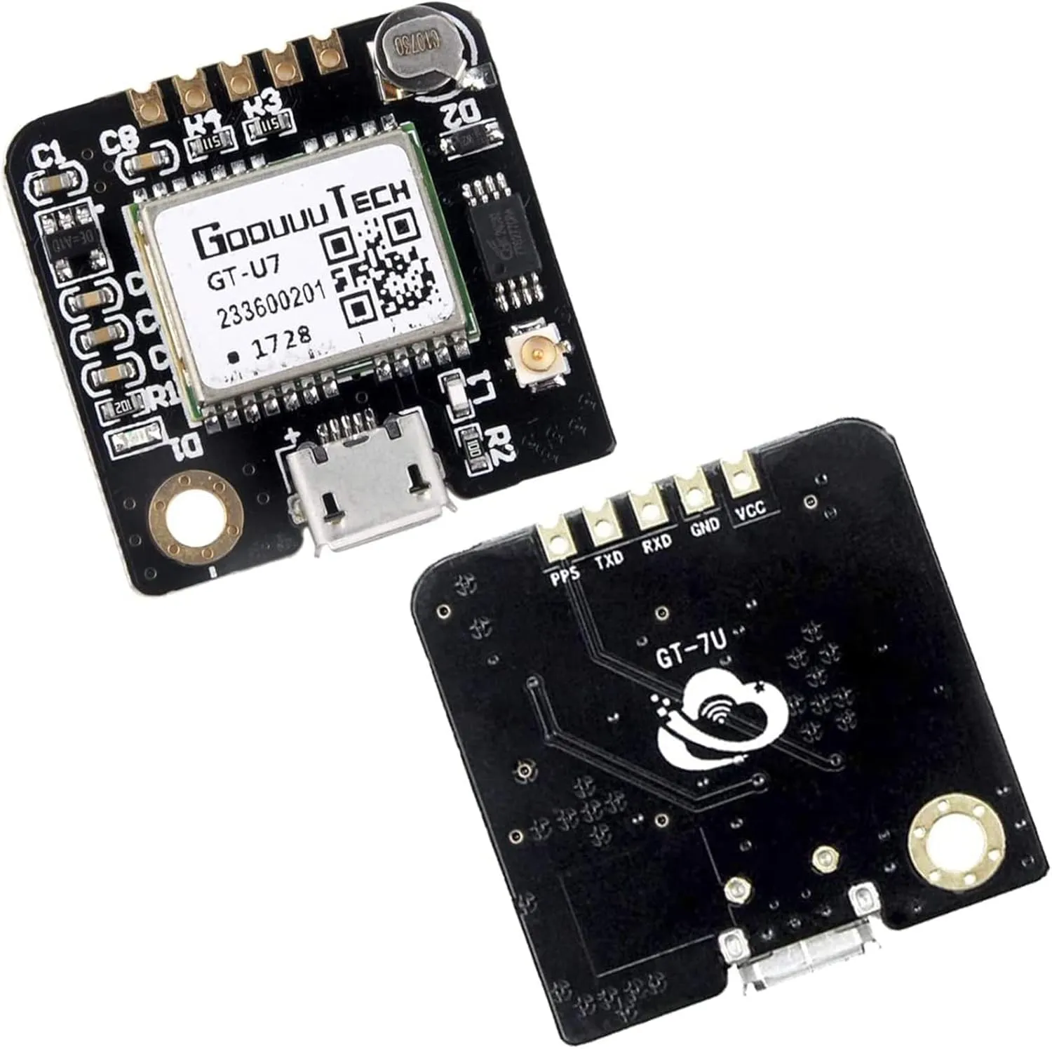 2 PCS GT-U7 GPS Module GPS Receiver Navigation Satellite Positioning NEO-6M with 6M 51 Microcontroller STM32 R3 IPEX Active GPS Antenna High Sensitivity for Arduino Drone Raspberry Pi Flight