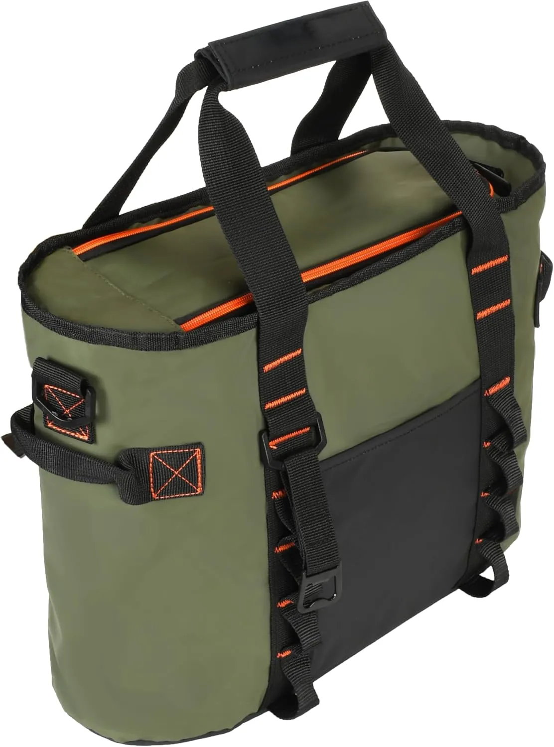 20 Cans Insulated Cooler Bag, Collapsible Leakproof Outdoor Portable Cooler with Zippered, Reusable Portable Grocery Cooler Bags for Travel, Picnic, Camping, Kayaking