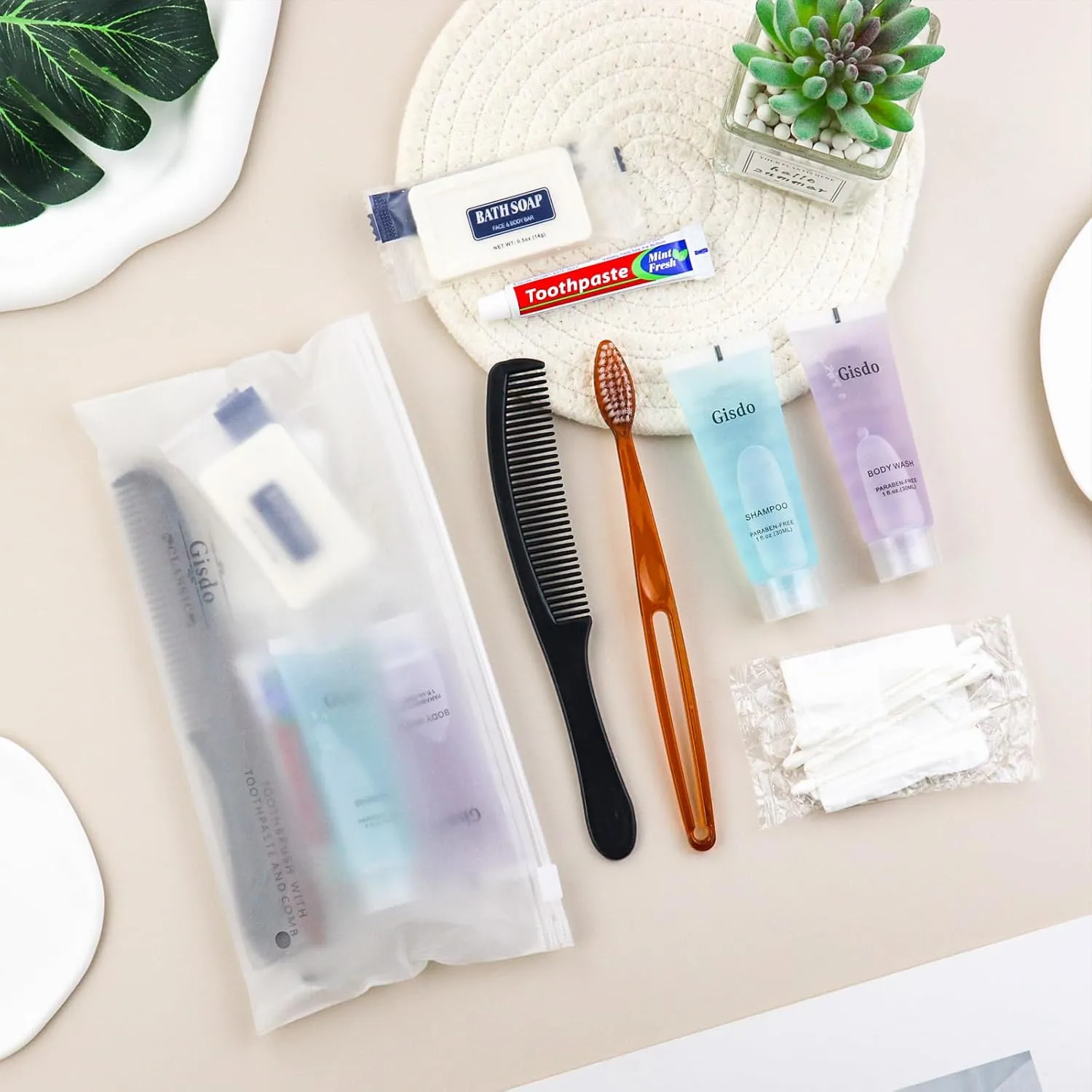 20 Sets Toiletry Kits Homeless Personal Hygiene Kit Bulk Homeless Care Package Supplies Travel Toiletry Kit Homeless Hygiene Kit Bulk for Men Women Charity Disposable Toiletry Kit(10-IN-1)