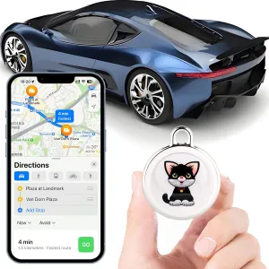 2025 New GPS Tracker for Vehicles,Portable Real Time GPS Tracking Device,Full Global Coverage Location Tracker for Car,Kids,Dogs.No Monthly Fee/No SIM Card Required