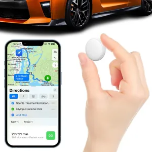 2025 New Model GPS Tracker for Vehicles,Mini Portable Magnetic Car Full Global Coverage Location GPS Tracker for Kids,Dogs,No Subscription Required/No Monthly Fee/No SIM Card Required
