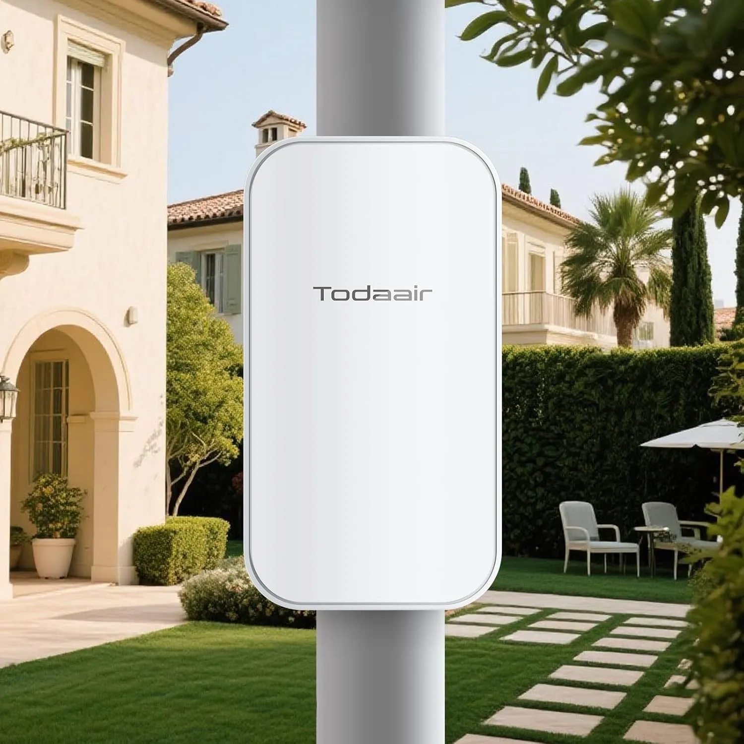 2025 Outdoor WiFi Extender Signal Booster,1200Mbps Dual-Band WiFi Internet Booster, WiFi Repeater with Ethernet Port Covers Up to Least 3440 Sq. ft and 30 Devices