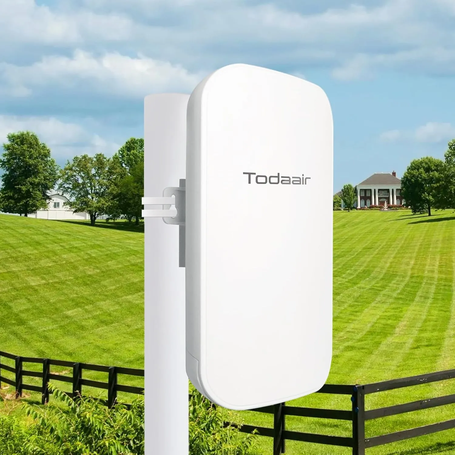 2025 Outdoor WiFi Extender，WiFi Booster | AI Watchdog | Repeater&AP Mode｜IP65 Weatherproof | Up to 1200Mbps Dual Band WiFi Repeater