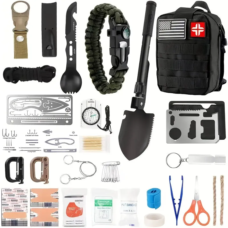 20pcs Insulation Blankets And 158pcs Survival Equipment