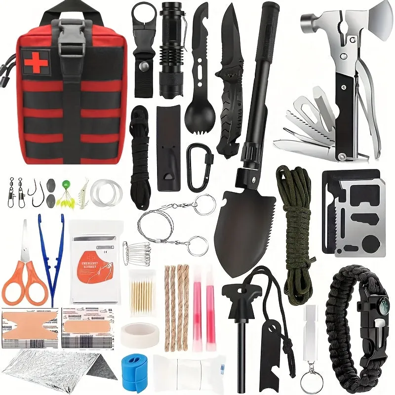 20pcs Insulation Blankets And 158pcs Survival Equipment