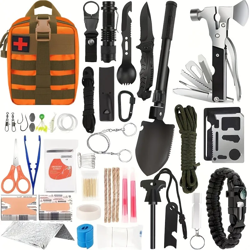 20pcs Insulation Blankets And 158pcs Survival Equipment