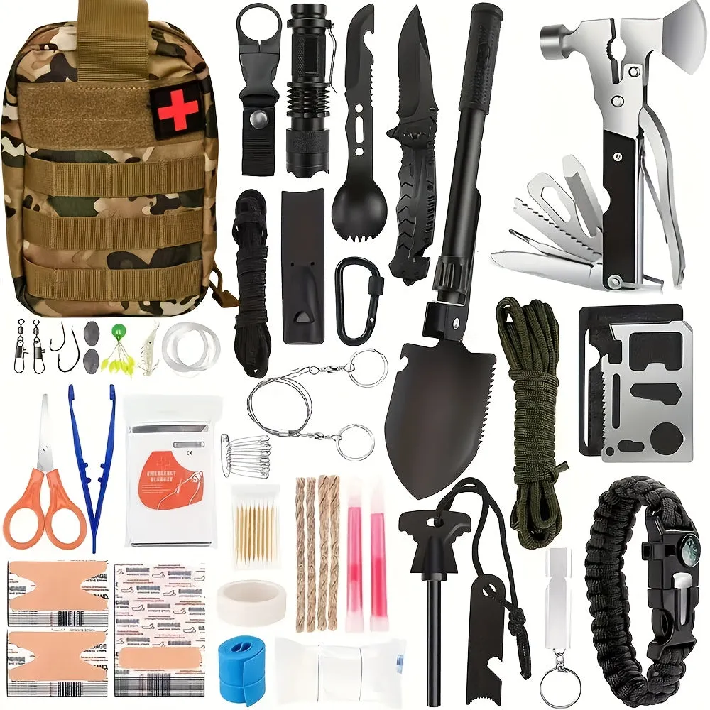 20pcs Insulation Blankets And 158pcs Survival Equipment