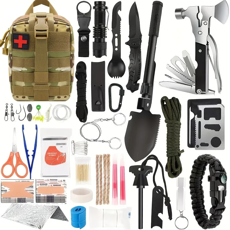20pcs Insulation Blankets And 158pcs Survival Equipment