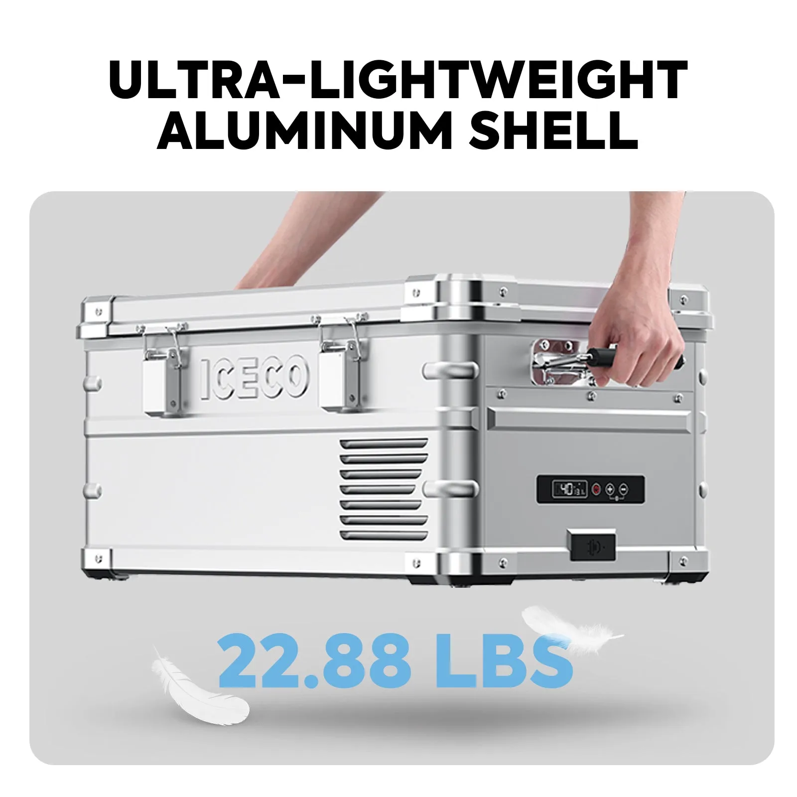 21QT APL20 Light Duty Aluminum Freezer Single Zone | ICECO