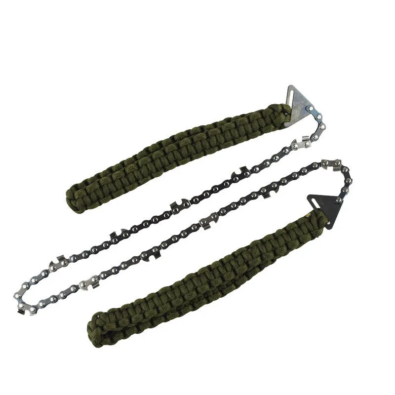 24" Pocket Chainsaw: Portable Hand Saw for Wood & Tree Cutting