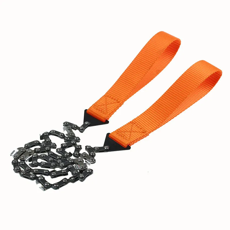 24" Pocket Chainsaw: Portable Hand Saw for Wood & Tree Cutting
