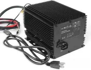24V 25A Battery Charger Compatible with Genie/Skyjack/JLG Scissor Lift Battery Charger HB600-24B(161827, 105739, 96211, 128537), GS 1930 JLG 2030ES