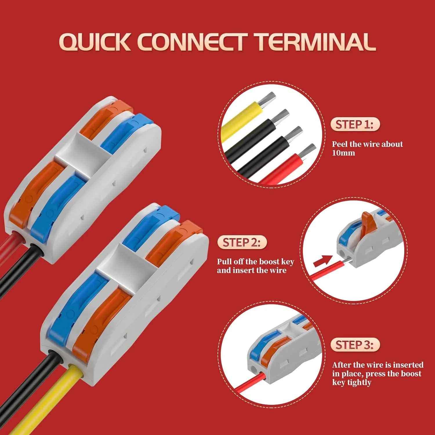 24V to 12V Converter 10A 120W, 18v to 12v Step Down with Wire Terminal Block, Converter 24V to 12V for Cart LED Light Truck Vehicle Boat Solar System