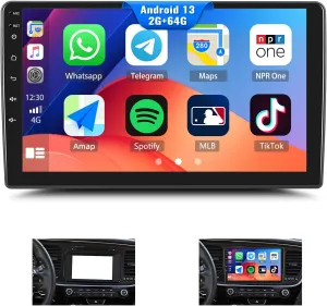 2G 64G Car Radio for Kia Optima K5 2014 2015 with Wireless Carplay Android Auto,9” Touchscreen Android 13 Kia Optima K5 Car Stereo with Mirror Link WiFi/GPS Navigation Bluetooth FM/RDS SWC Rear Camera