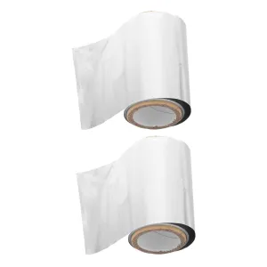2rolls - Aluminum Foil for Hair Coloring Perming Hair Wrap Paper for Salon Use Easy to Cut Versatile Styling Tool for Highlighting Curling