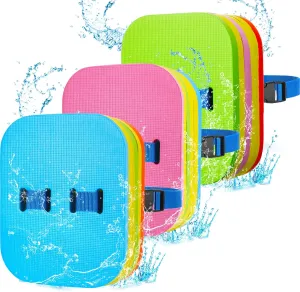 3 Pcs Swim Back Bubble Float for Kids Adjustable 3 Layers Swimming Bubble Belt Split Foam Safety Training Toddler Swim Float for Children Sport Pool Lesson Equipment Swimming Beginners Floaties