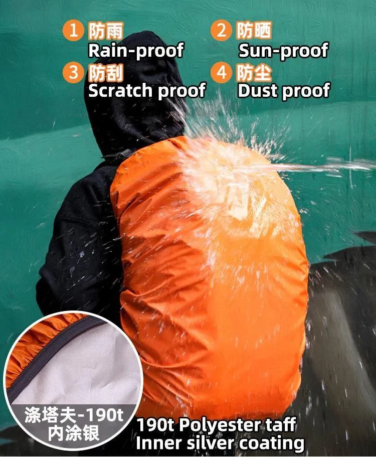35L-80L Waterproof Rucksack Rain Cover