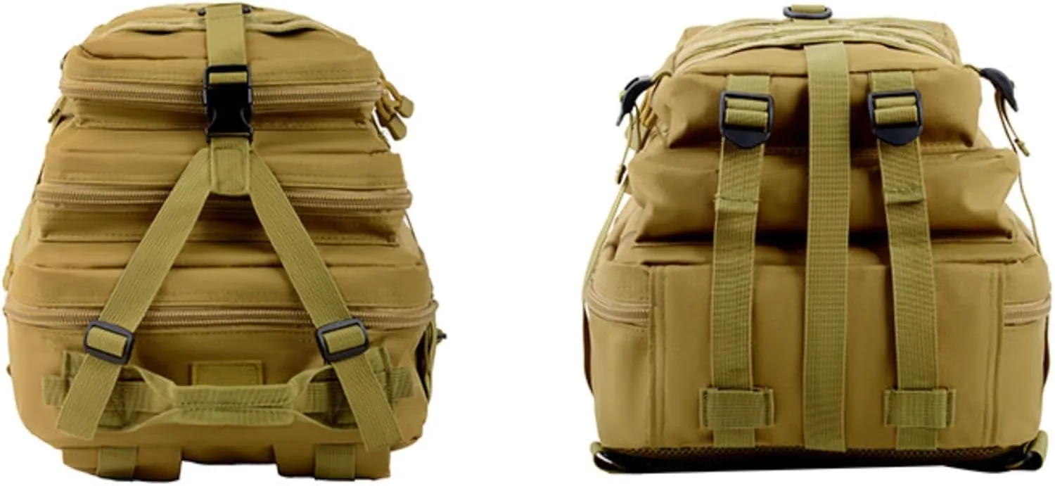 35L Waterproof Hiking Tactical Backpack Lightweight & Ergonomic Design for Camping, Trekking, Outdoor Adventures (Digital Desert Camo)
