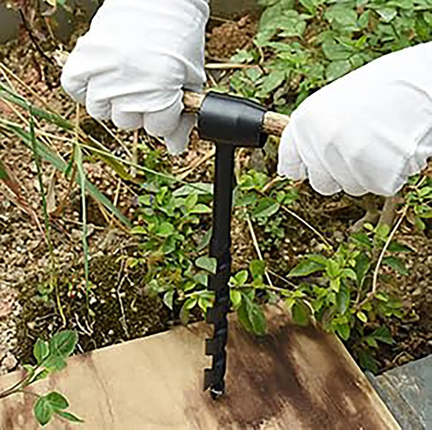 4 Pcs Hand Auger Wood Drill,Bushcraft Hand Auger Wrench Scotch Eye Wood Auger Bushcraft Auger Survival Settlers Wrench Tool Bushcraft Gear for Camping,Outdoor,Hiking,Woodworking