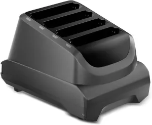4-Slot Battery Charging Cradle Kit for Zebra TC53 TC58 TC73 TC78 Barcode Scanners | Compatible with BT-000442 Battery - Charger Station with Adapter SAC-NGTC5TC7-4SCHG