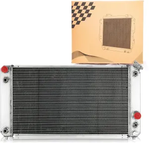 4.3 Aluminum Radiator For 1986-2005 Chevy Blazer S10, 1996-2004 GMC Jimmy 4.3L V6 Engine CC1826, 3 Row Radiator