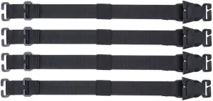 4PCS Nylon Straps with Buckle Quick-Release Adjustable Backpack Accessory Straps MOLLE Gear Lightweight Utility Straps for Backpacking Outdoor Sports