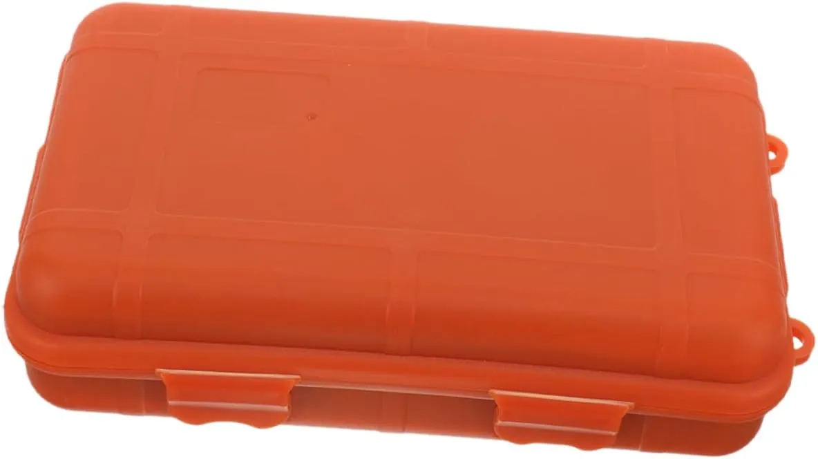 4pcs Survival Storage Box Multi-use Outdoor Tool Case Shockproof Organizer for Hiking Camping Fishing and Emergency Preparedness Sealed Container