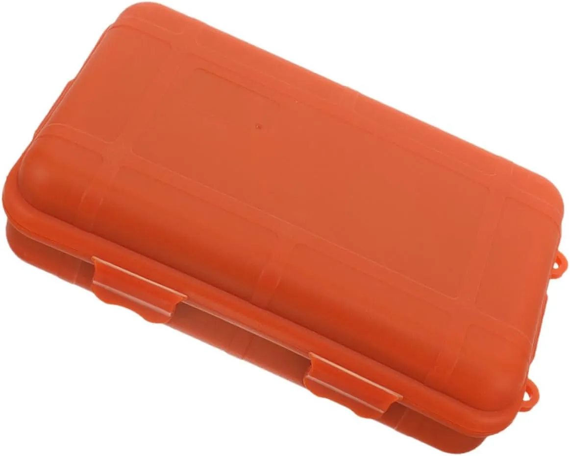 4pcs Survival Storage Box Multi-use Outdoor Tool Case Shockproof Organizer for Hiking Camping Fishing and Emergency Preparedness Sealed Container