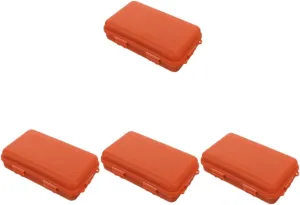 4pcs Survival Storage Box Multi-use Outdoor Tool Case Shockproof Organizer for Hiking Camping Fishing and Emergency Preparedness Sealed Container