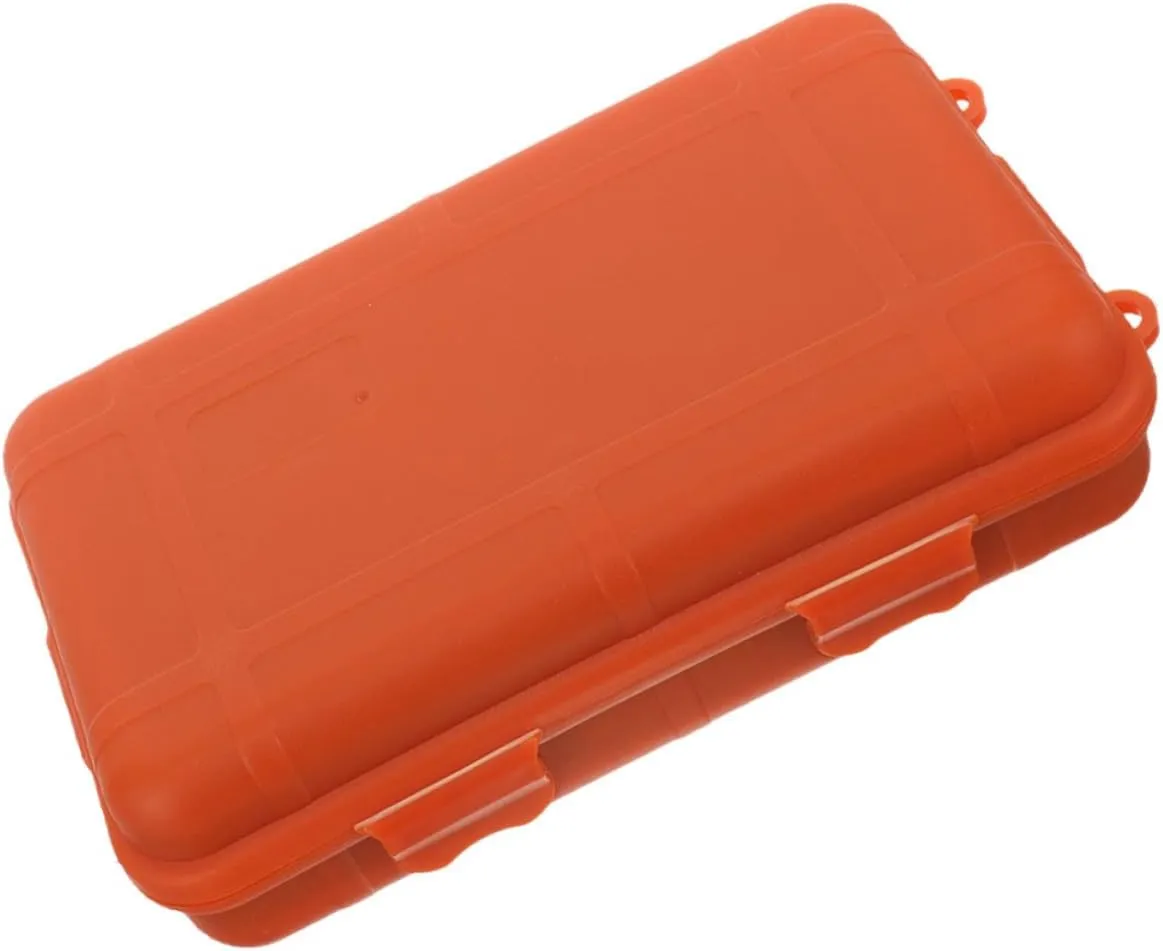 4pcs Survival Storage Box Multi-use Outdoor Tool Case Shockproof Organizer for Hiking Camping Fishing and Emergency Preparedness Sealed Container