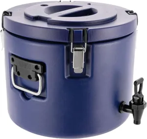 5 Gallon Insulated Beverage Cooler, Drink Dispenser with Stainless Steel Interior and Tap, Portable Sports Cooler for Camping, Parties and Outdoors