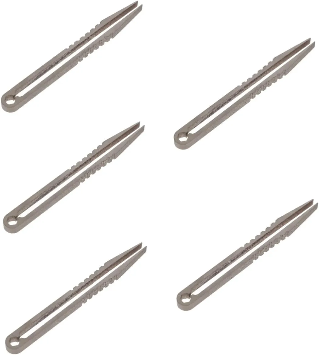 5 pcs Compact Outdoor Precision Machining Fish Hiking Supplies Bbq Cooking Use Gadget Survival Wrench Numerical Pick Seafood Socket Mini Steel Titanium