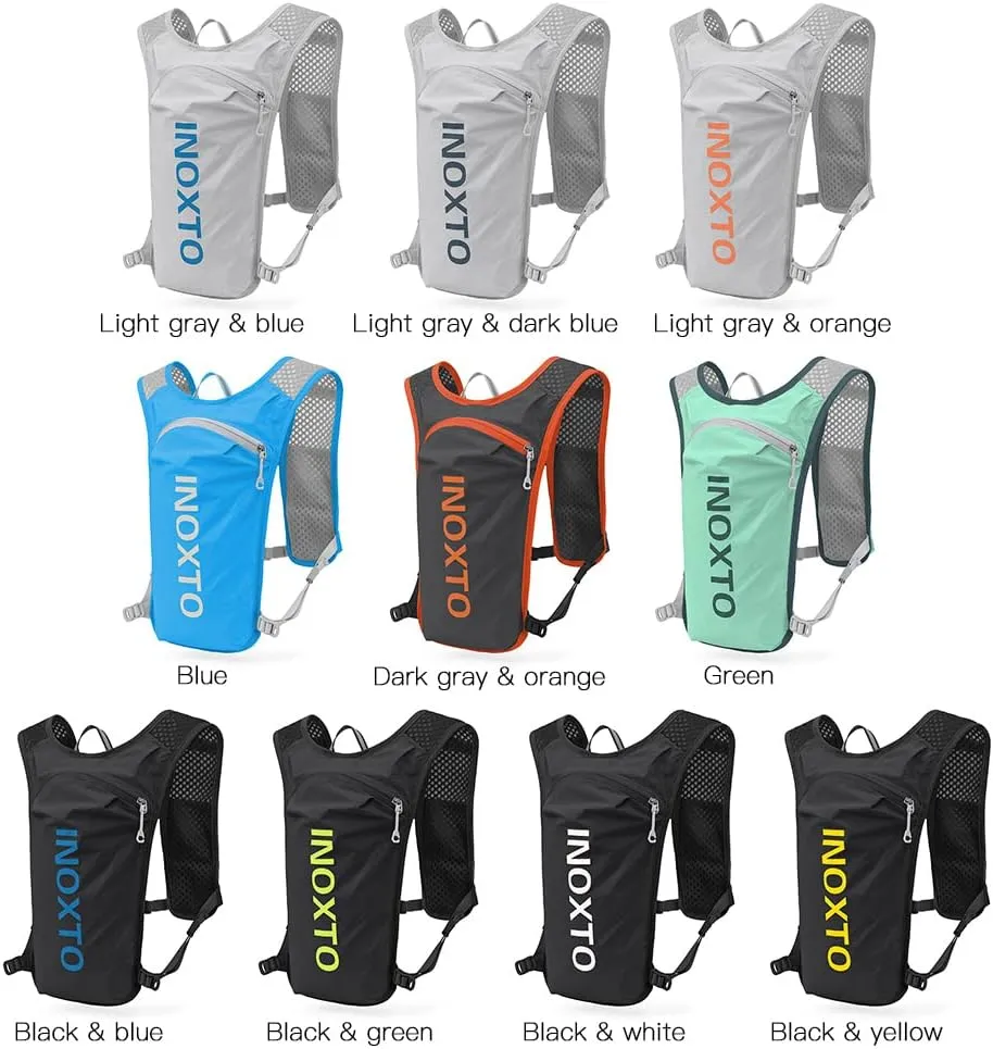 5L Outdoor Running Backpack Bicycle Backpack Sports Vest Ultralight Riding Bag Women Men Breathable Jogging Sport Backpack for Camping Hiking Cycle Sport Bag