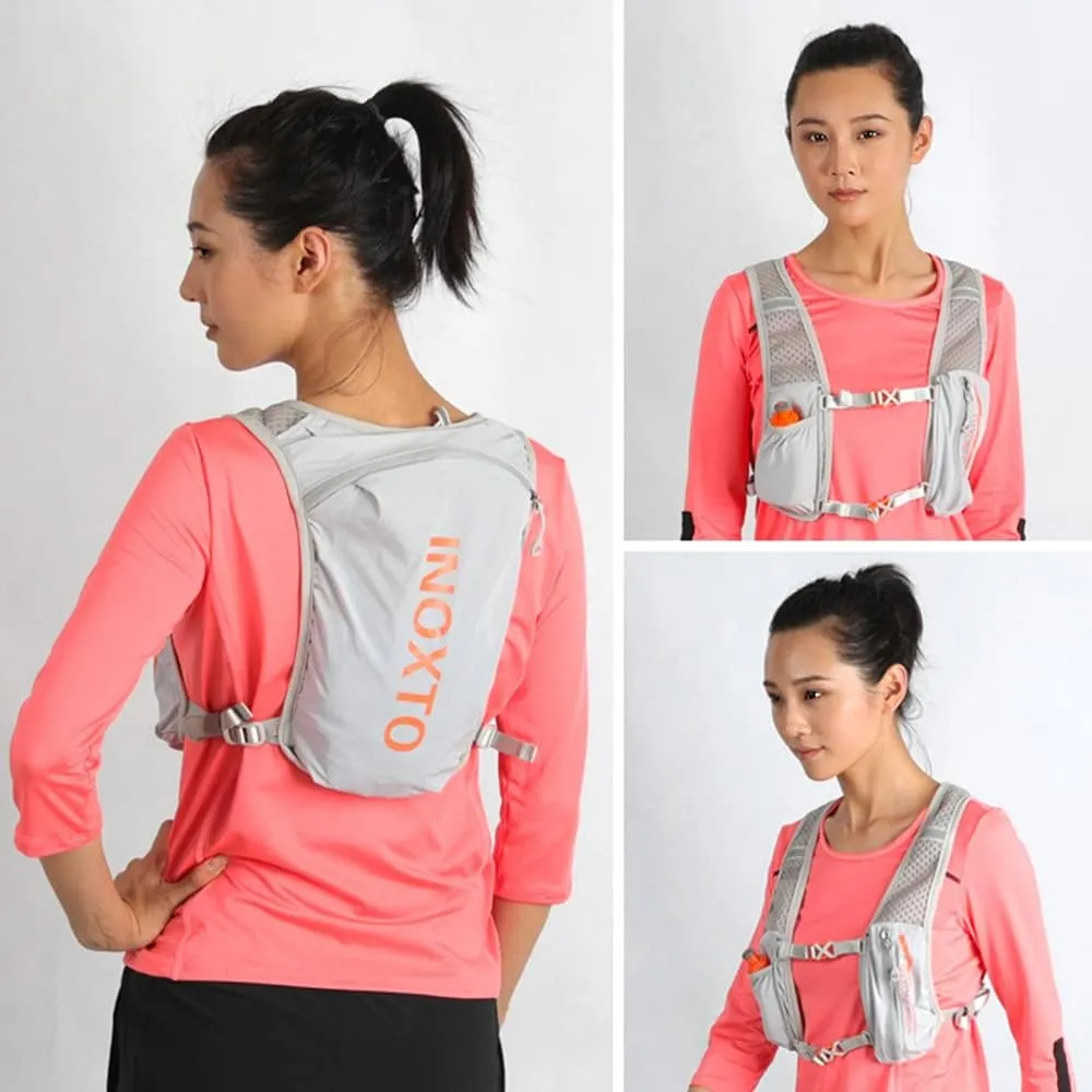 5L Outdoor Running Backpack Bicycle Backpack Sports Vest Ultralight Riding Bag Women Men Breathable Jogging Sport Backpack for Camping Hiking Cycle Sport Bag