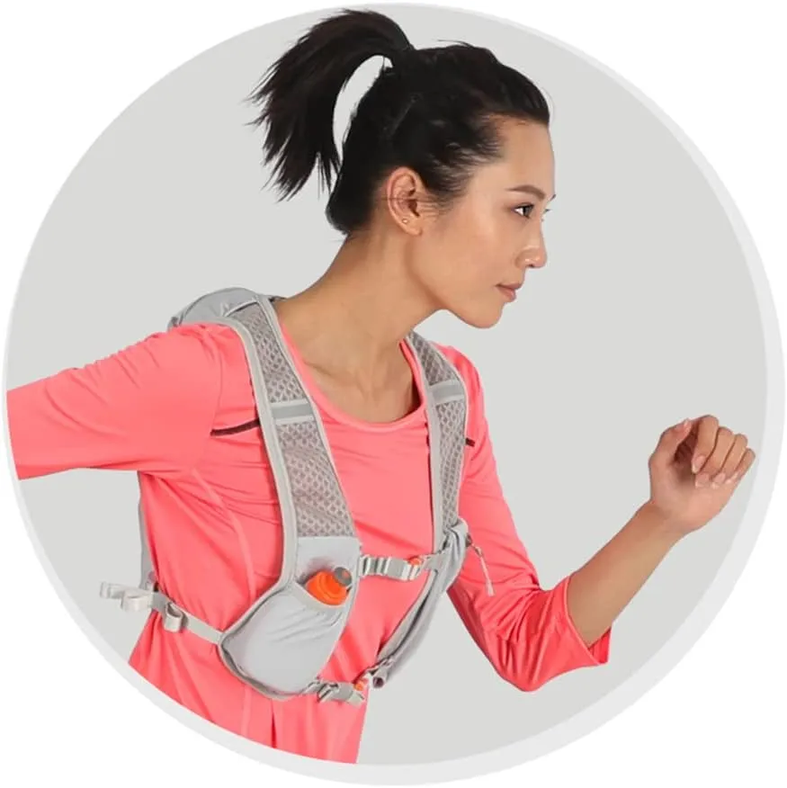 5L Outdoor Running Backpack Bicycle Backpack Sports Vest Ultralight Riding Bag Women Men Breathable Jogging Sport Backpack for Camping Hiking Cycle Sport Bag