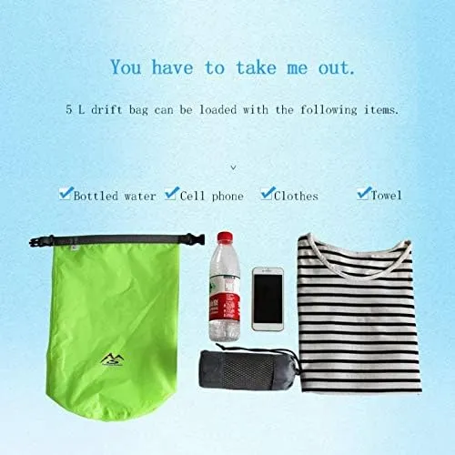 5L/10L/20L/40L/70 Floating Waterproof Dry Bag,Lightweight Waterproof Bag Perfect Drybag Sack for Beach, Fishing, Kayaking, Boating, Hiking, Camping